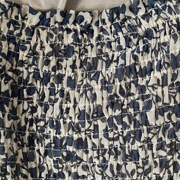 BAUM UND PFERDGARTEN Judith Floral Print Smocked Midi Dress Ink Blue, Medium - Picture 13 of 16